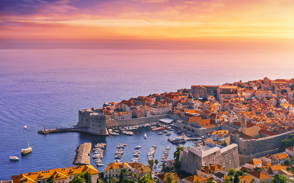 Sonnenuntergang in Dubrovnik